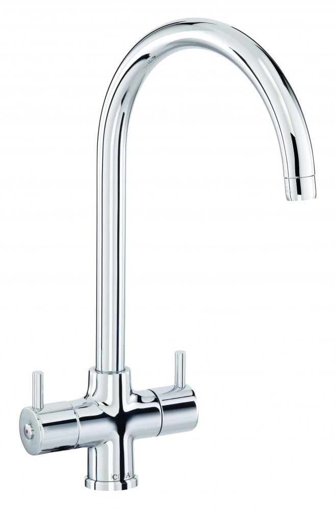 CDA Monobloc Filter Tap With Swan Neck Spout - TF55CH